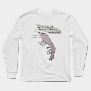 Spoon Shrimp Long Sleeve T-Shirt